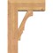Ekena Millwork Balboa Block Smooth Bracket w/ Offset Brace, Western Red Cedar, 7 1/2"W x 20"D x 28"H BKT0806X20X28BOA05SWR - alternate 3